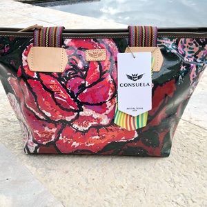 NWT! 🌺 Rosie Katie ZIP Shopper Tote Purse 🌺